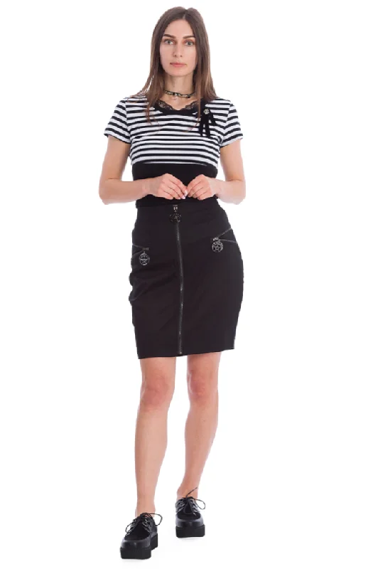 Night Zip Skirt lace skirt romantic