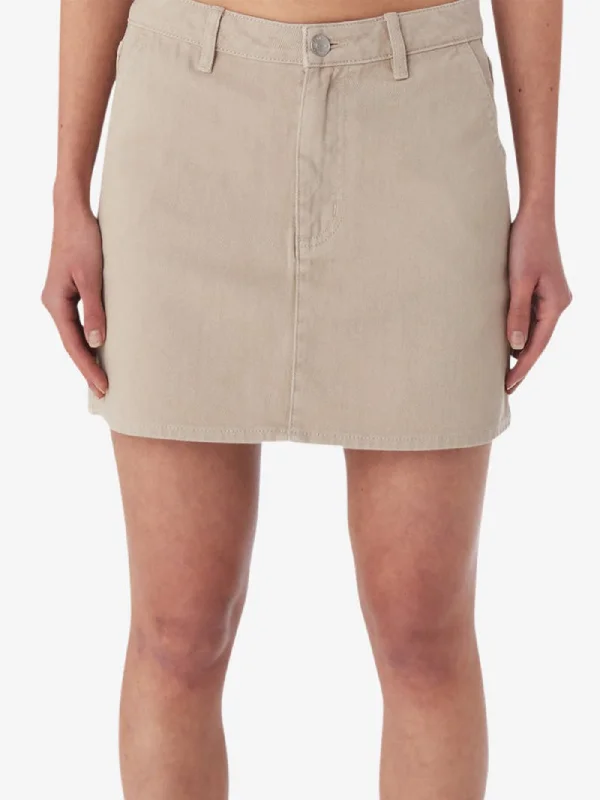 Jenny Overdyed Skirt leather skirt sleek