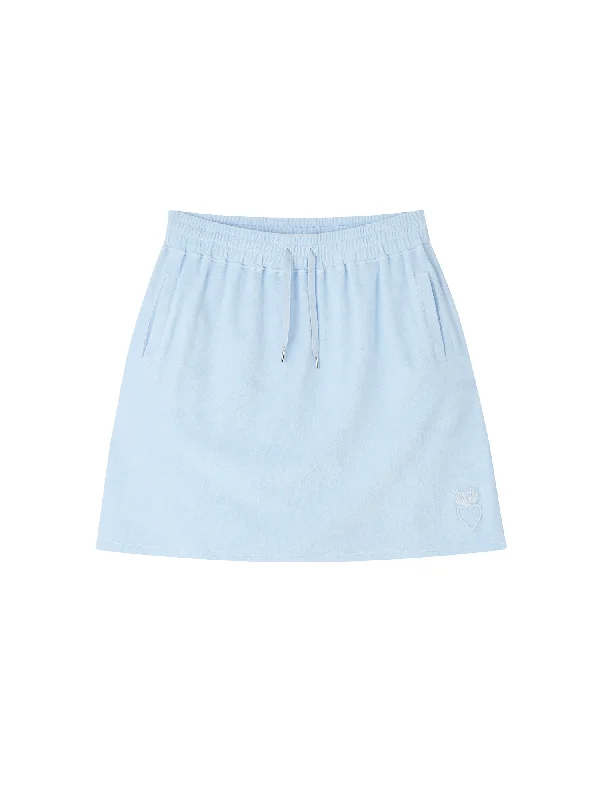 Organic Terry Skirt wool skirt thick