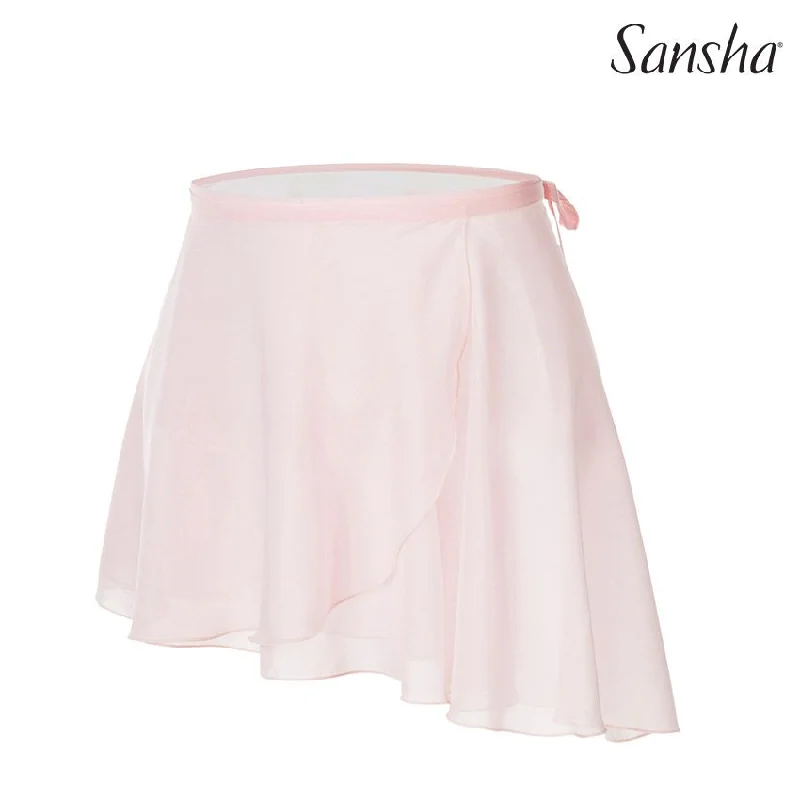 Sansha Zephyr Short Wrap Skirt velvet skirt plush