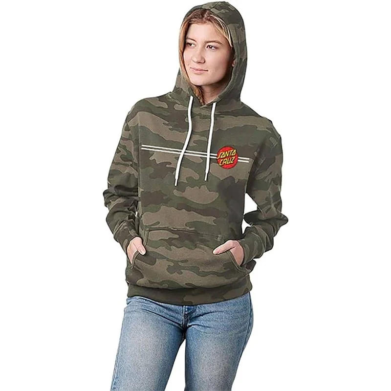 Santa Cruz Classic Dot LW Women's Hoody Pullover Sweatshirts (Brand New) Hoodie with Rolled Sleeves Casual Relaxed Santa Cruz Classic Dot LW Women's Hoody Pullover Sweatshirts (Brand New) Hoodie with Rolled Sleeves Casual Relaxed