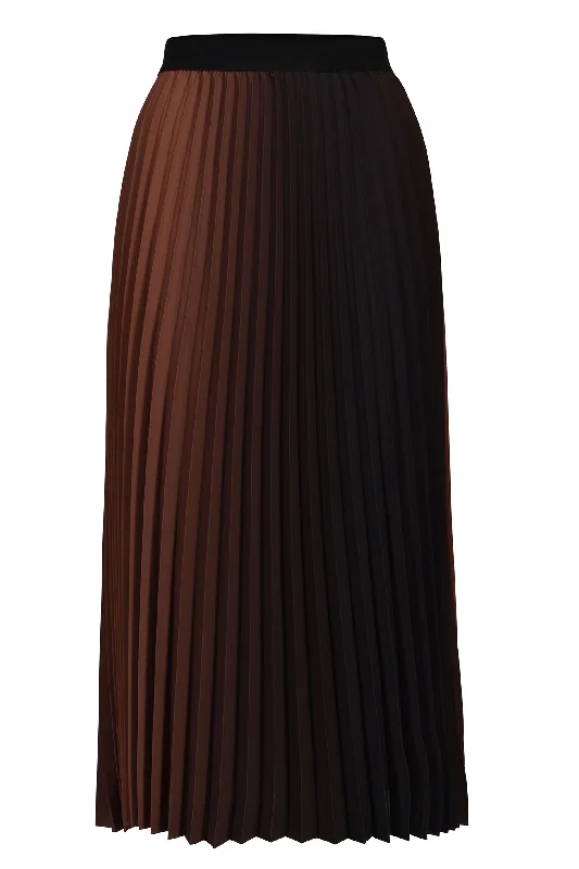 Husk TOVE SKIRT O - Ombre velvet skirt sumptuous